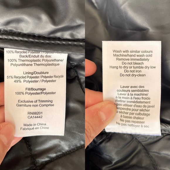 NWOT Mondetta Outdoor Project Navy Quilted Puffer Coat M - Picture 12 of 15